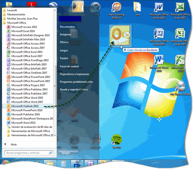 Teclas de acceso rapido windows 7