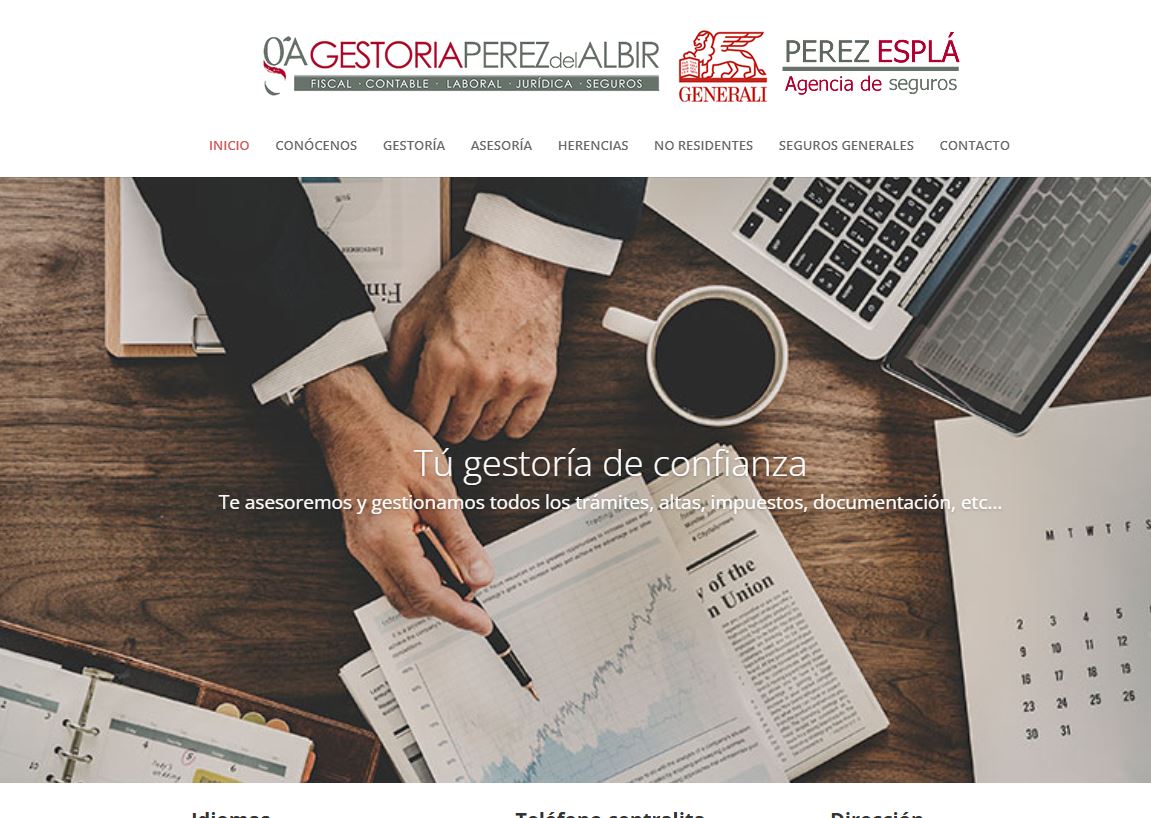 Web gestoriaperez