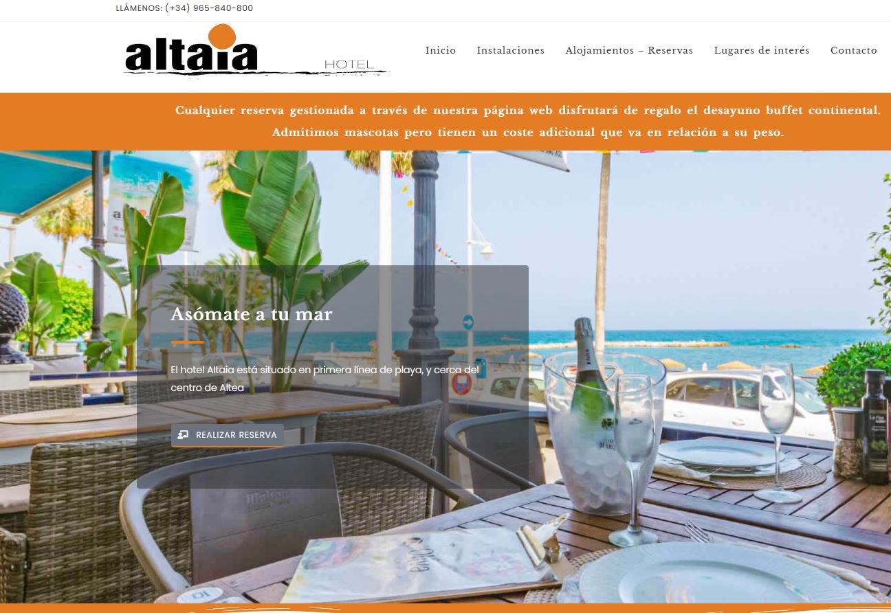 Web Hotel Altaia